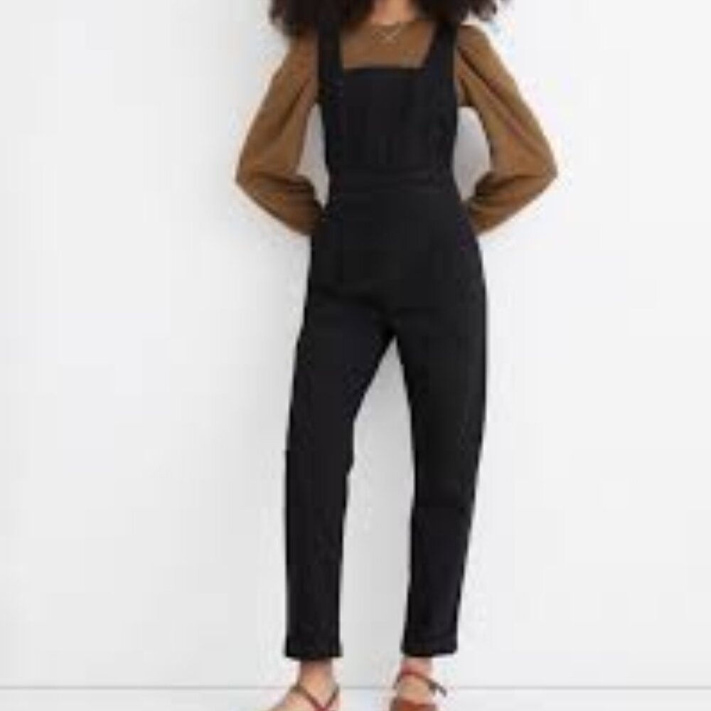 NWT Madewell Denim Cross-Back Jumpsuit in Clybourn Wash size 4